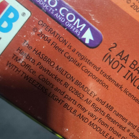 HASBRO NWT SHREK OPERATION 2004 SHREK UNOPENED - Picture 6 of 6